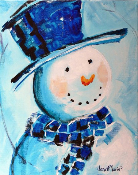 Портрет снеговика