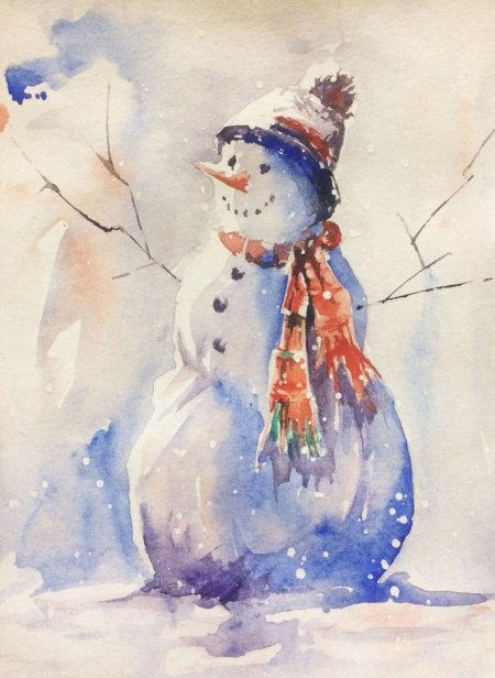 Елена Фаенкова Снеговик