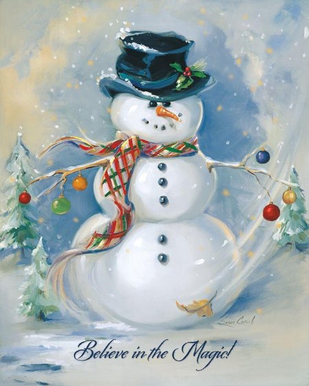 Новогодний Снеговик