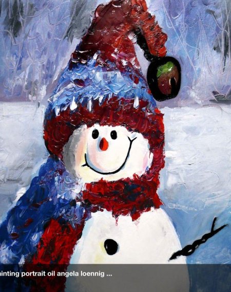 Новогодний Снеговик