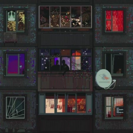 Окно пиксель арт