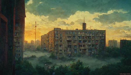 Пятиэтажка арт