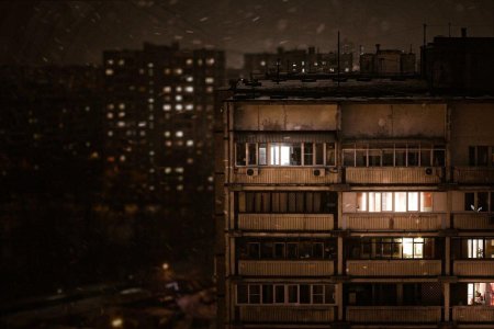 Хрущевка ночью