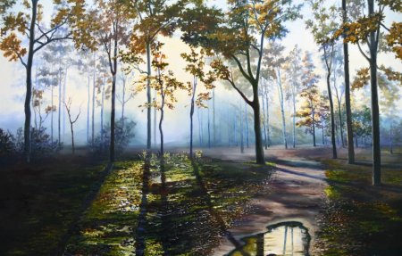 Художник Луценко Сергей Сергеев картины осень