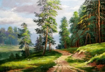 Картина Шишкина еловый Бор