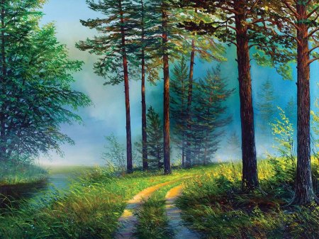 Лесной пейзаж Белов Сергей