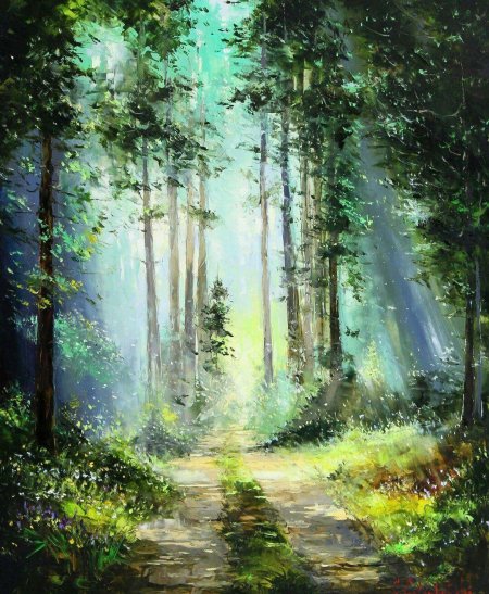 Картины пейзажи Голубецкий Глеб