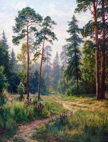 Станислав Брусилов живопись лето