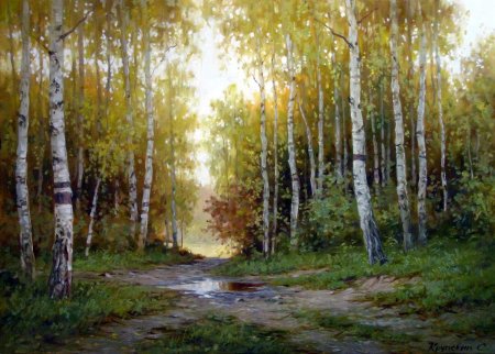 Крупский Сергей художник картины пейзажи