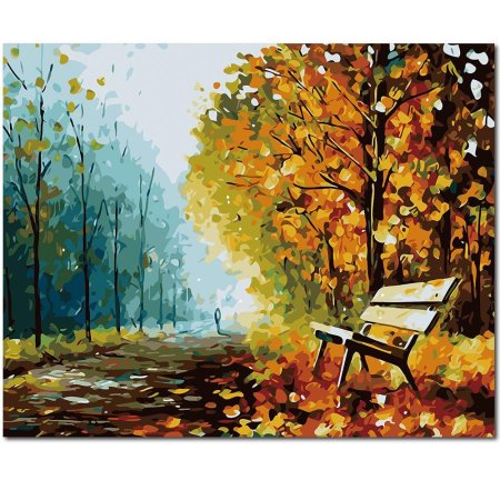 Пейзаж осенний парк Афремов