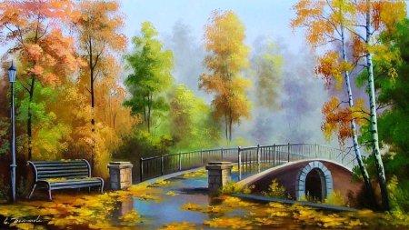 Осенний пейзаж Бражкин Леонид