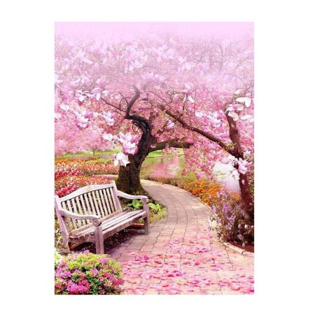 Сакура цветение сад