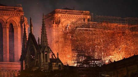 Собор Парижской Богоматери пожар
