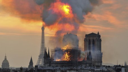 Нотр-дам-де-пари собор пожар