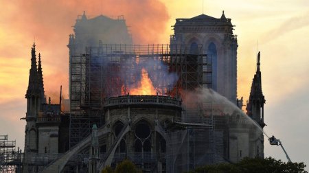 Собор Парижской Богоматери пожар
