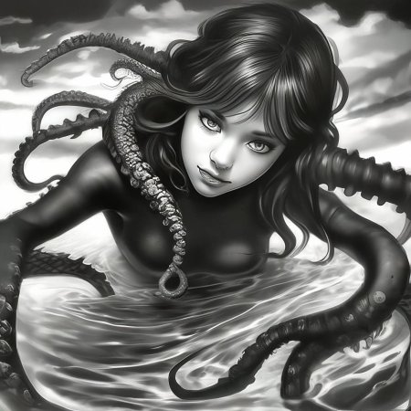 Девочка с тентаклями