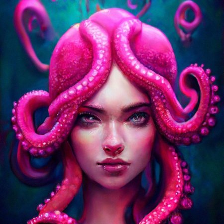 Осьминог на голове