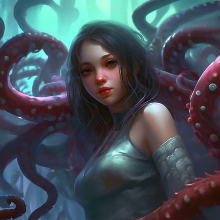Девушка с тентаклями