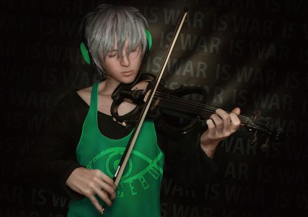 Фрей и музыкант крипипаста