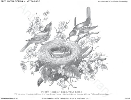 Винтажные птицы для декупажа