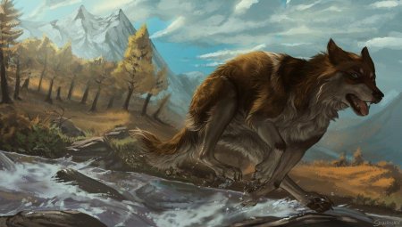 Волк фэнтези