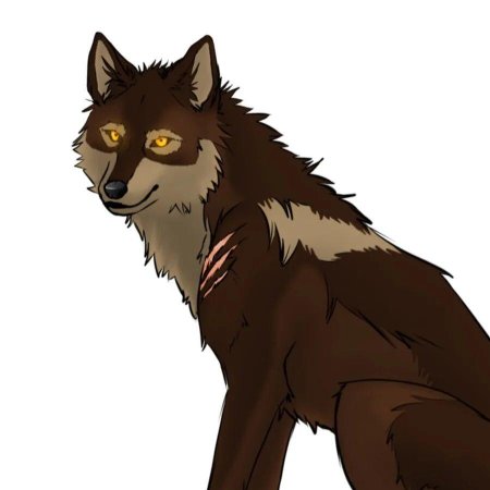 Коричневый волк