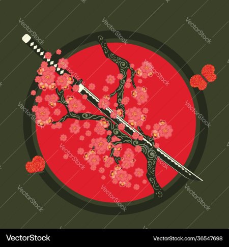 Самурай и Сакура картинки