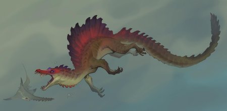 Гибрид динозавра и дракона