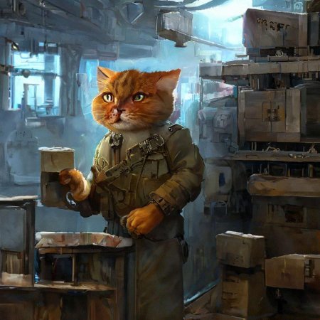 Работяга на заводе