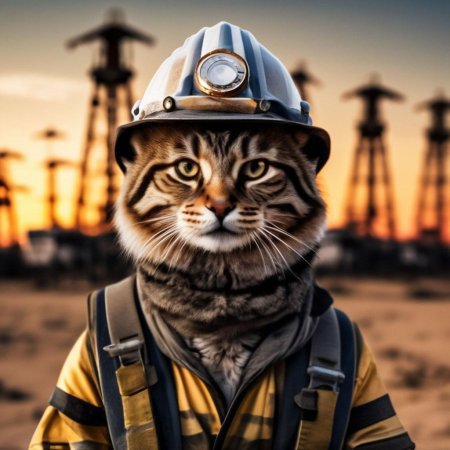 Кот нефтяник