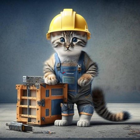 Кот инженер