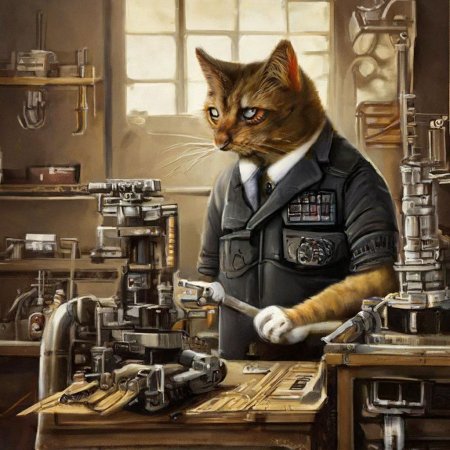 Кот механик