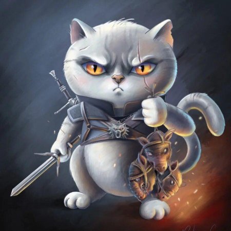 Кот Геральт