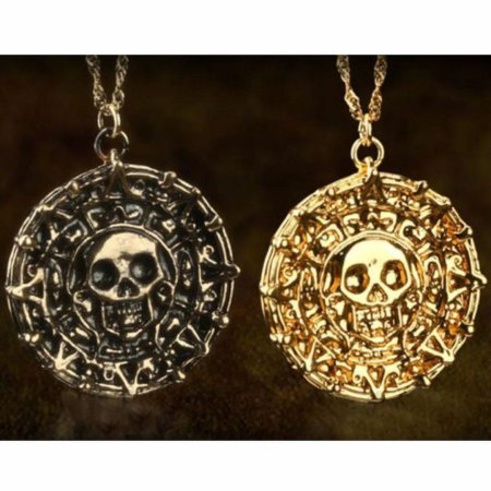 Пираты Карибского моря Ацтекское золото медальон