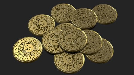 Пиратские монеты распечатать