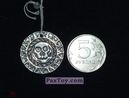 Пираты Карибского моря медальон из серебра