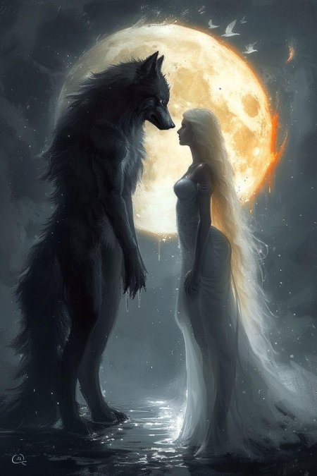 Девушка оборотень