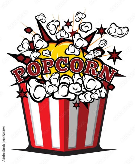 Попкорн мультяшный