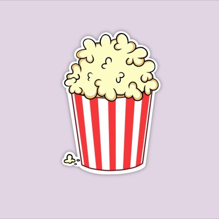Попкорн рисунок