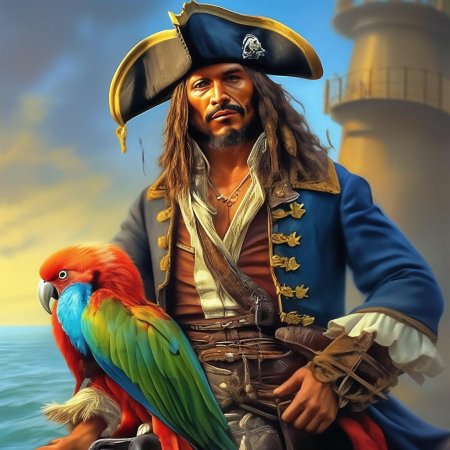 Попугай из пиратов карибского моря
