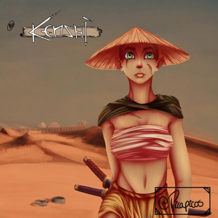 Кенши девушка арт