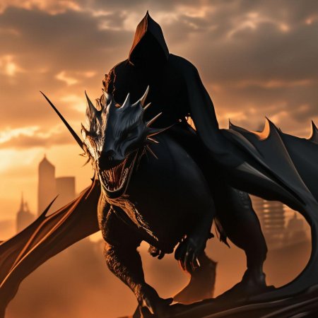 Дракон в полете