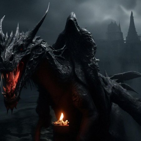 Дракон чёрный