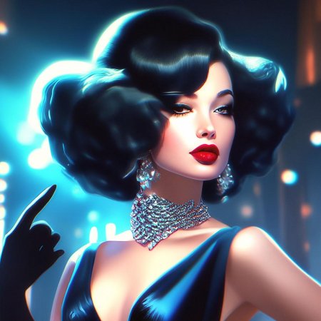 Пафосная девушка