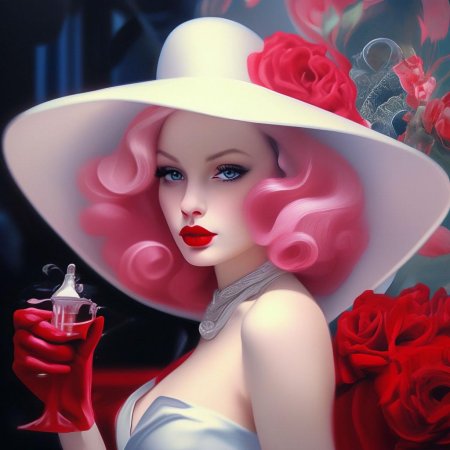 Девушка кокетка