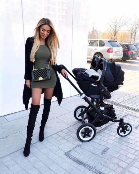 Стильные молодые мамы