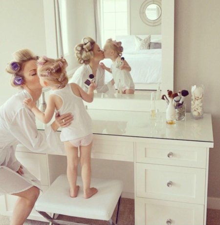 Фотосессия мама и дочка