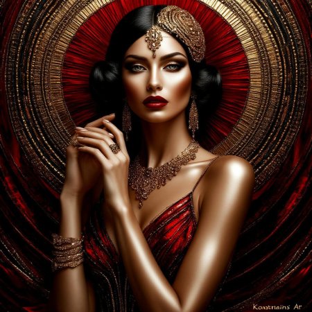 Гламурная женщина