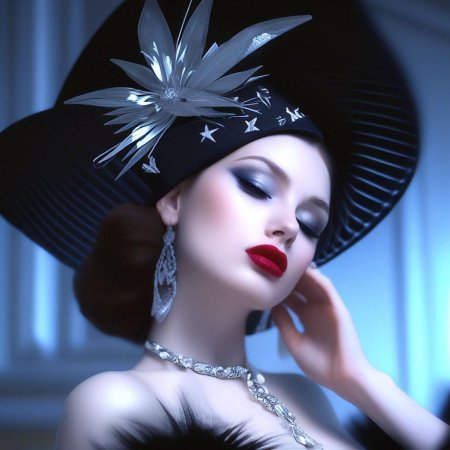 Красивая дама