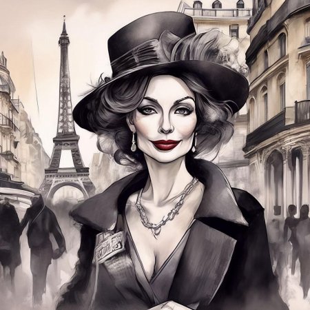 Красивая француженка